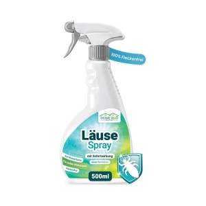 HomeBugProtect Läuse Abwehrspray Für Heimtextilien Möbel 500 ml Sprühflasche