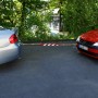 Apa Abschleppstange Snap-in 2,5 t im Einsatz zwischen zwei PKW.
