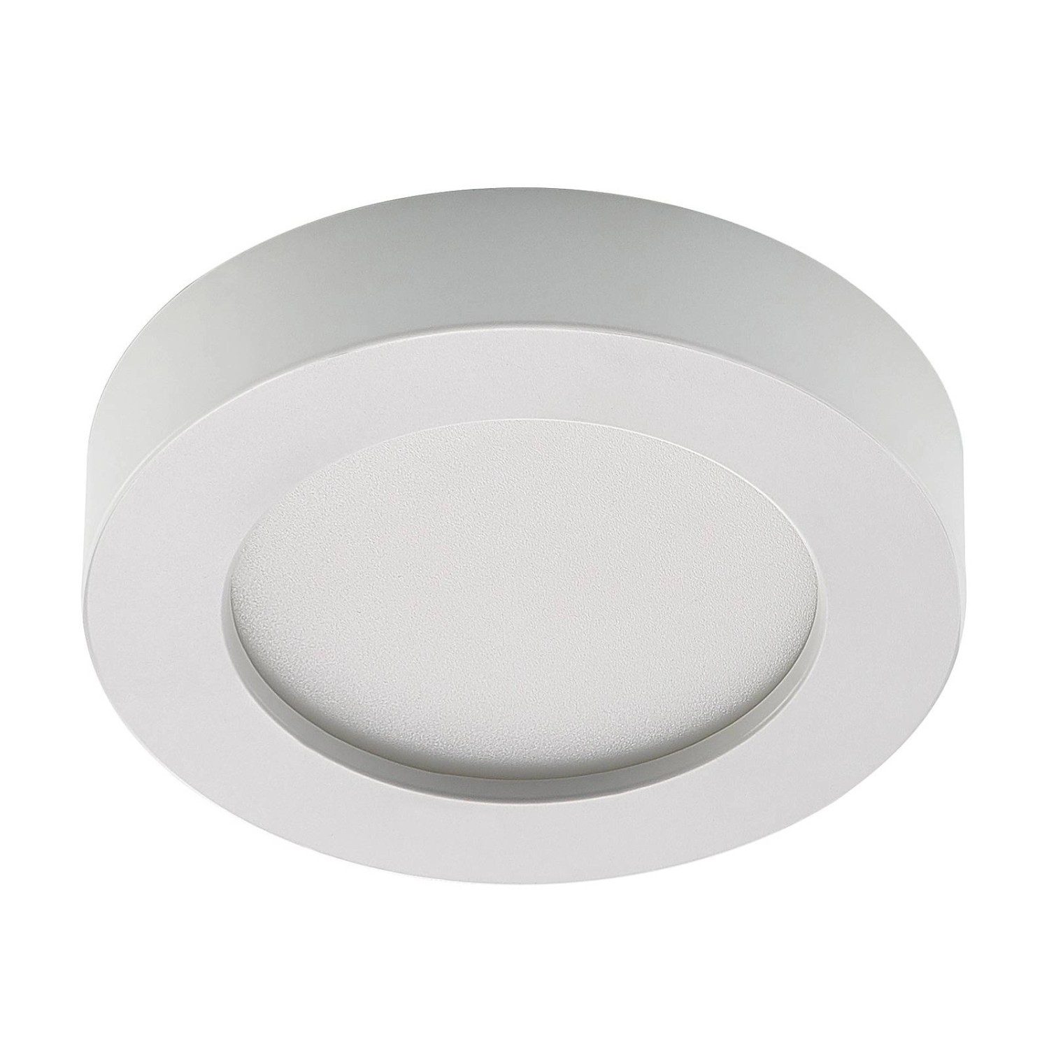 PRIOS LED Deckenleuchte Edwina 9917034 Modern in Weiß aus Aluminium 1-flammig Badezimmerleuchte