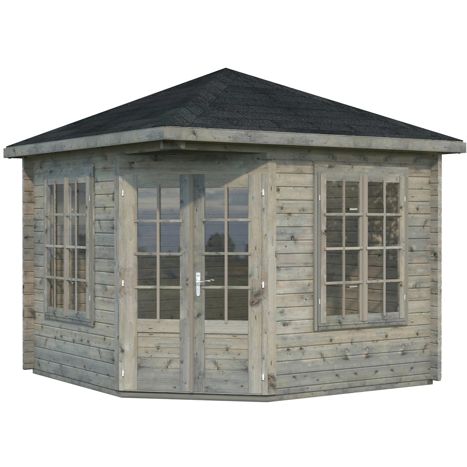 Palmako Gartenhaus "Pavillon Melanie", grau günstig online kaufen