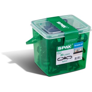 Spax Air Abstandhalter, 40 Stück, für Terrassendielen: Unterlüftung und gleichmäßiger Abstand.