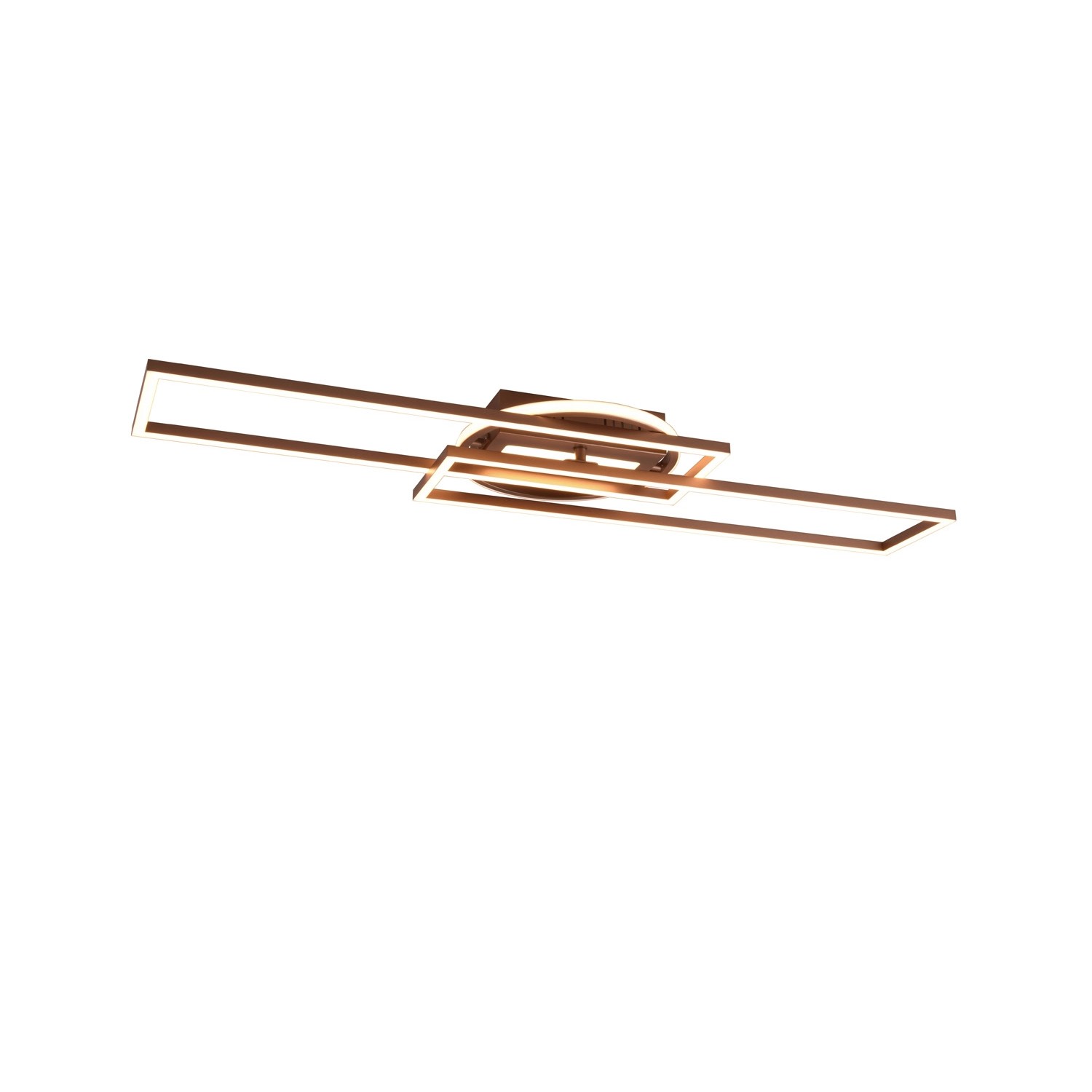 Reality LED-Deckenleuchte Twister 1-flammig Coffee 90,5 cm x 24,5 cm
