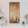 Banjado Magnettafel 37x78cm mit Holz Motiv, Magnetwand für Notizen und Fotos.