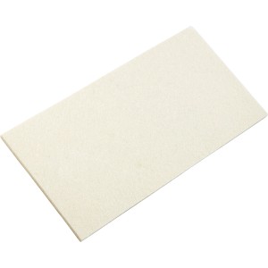 Rechteckiger Parkettgleiter 100x200 mm aus Wollfilz für Möbel und empfindliche Böden.