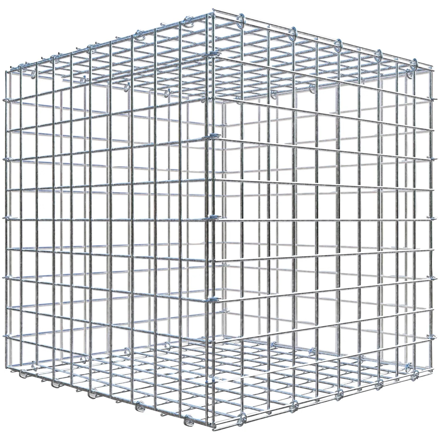 Gabiona C-Ring-Gabione 50 x 50 x 50 cm Maschenw 5 x 5 cm