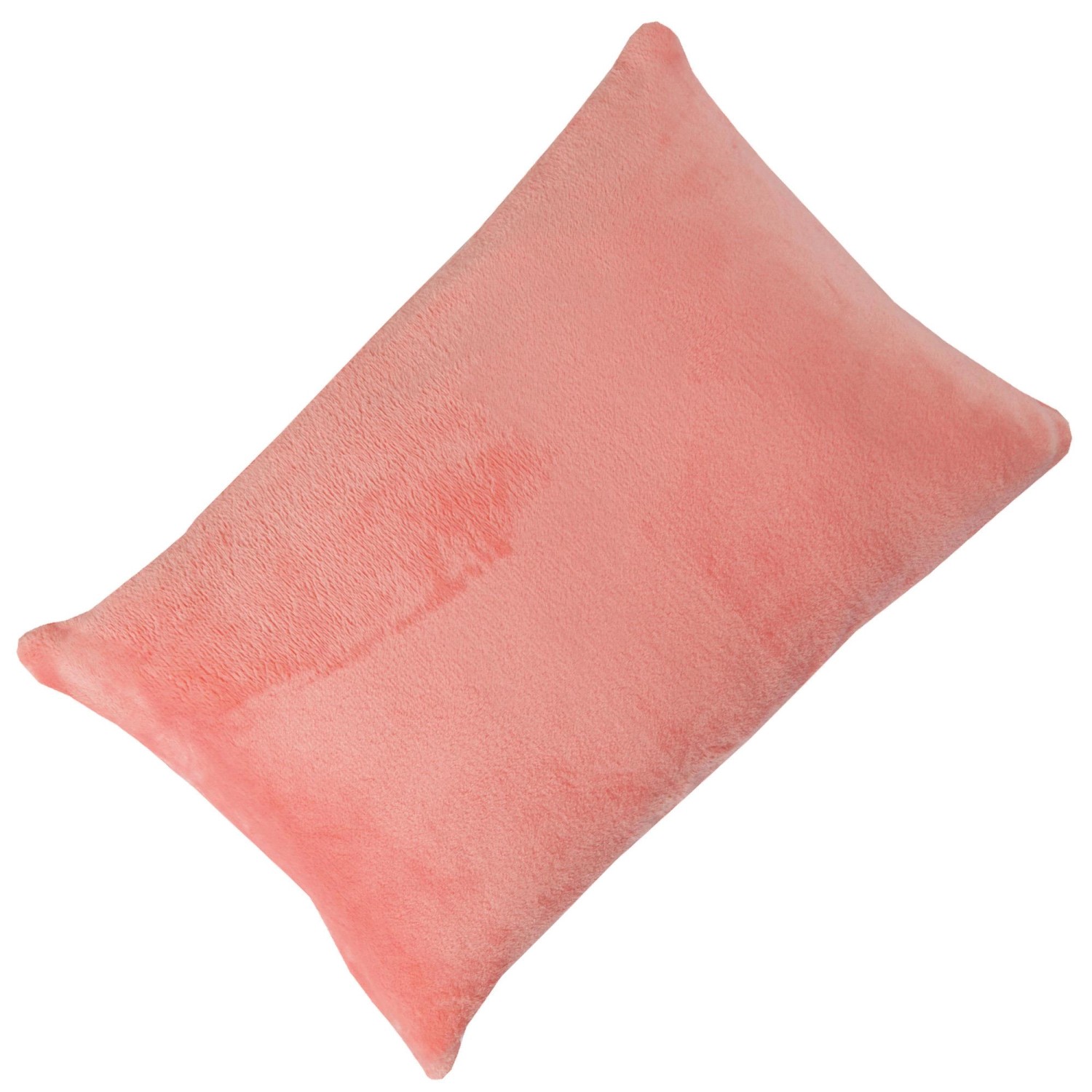 Kuschelige, lachsfarbene Kissenhülle Celina 40x60 cm für Sitzkissen & Gartenstuhlauflagen.