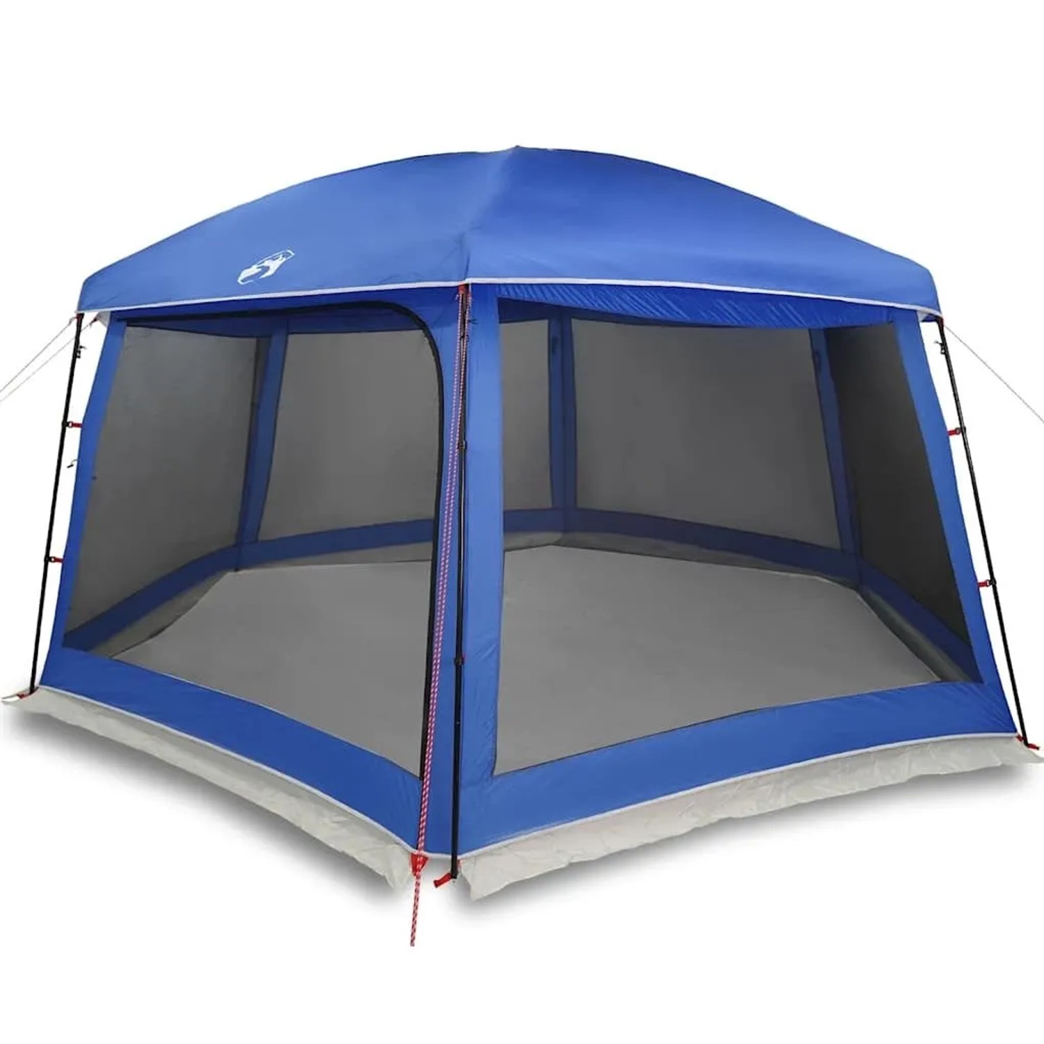 vidaXL Poolzelt mit Abnehmbarem Überzelt Netzwänden Azurblau 618x532cm 4100628_3