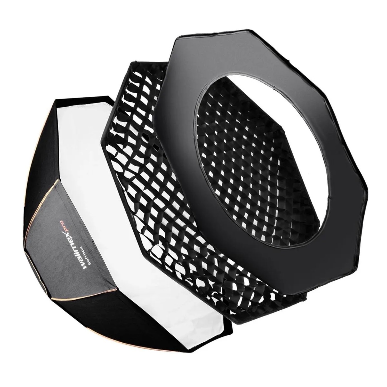 Walimex Pro Octagon Softbox Plus Orange Line 90X120X120Cm Adapter Pro & K