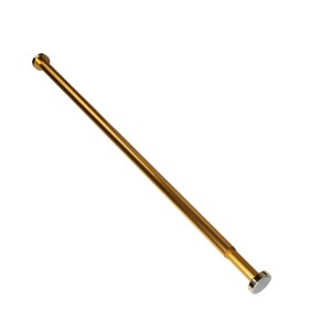 Sanilo Duschvorhangstange in Gold, ausziehbar von 90-160 cm.
