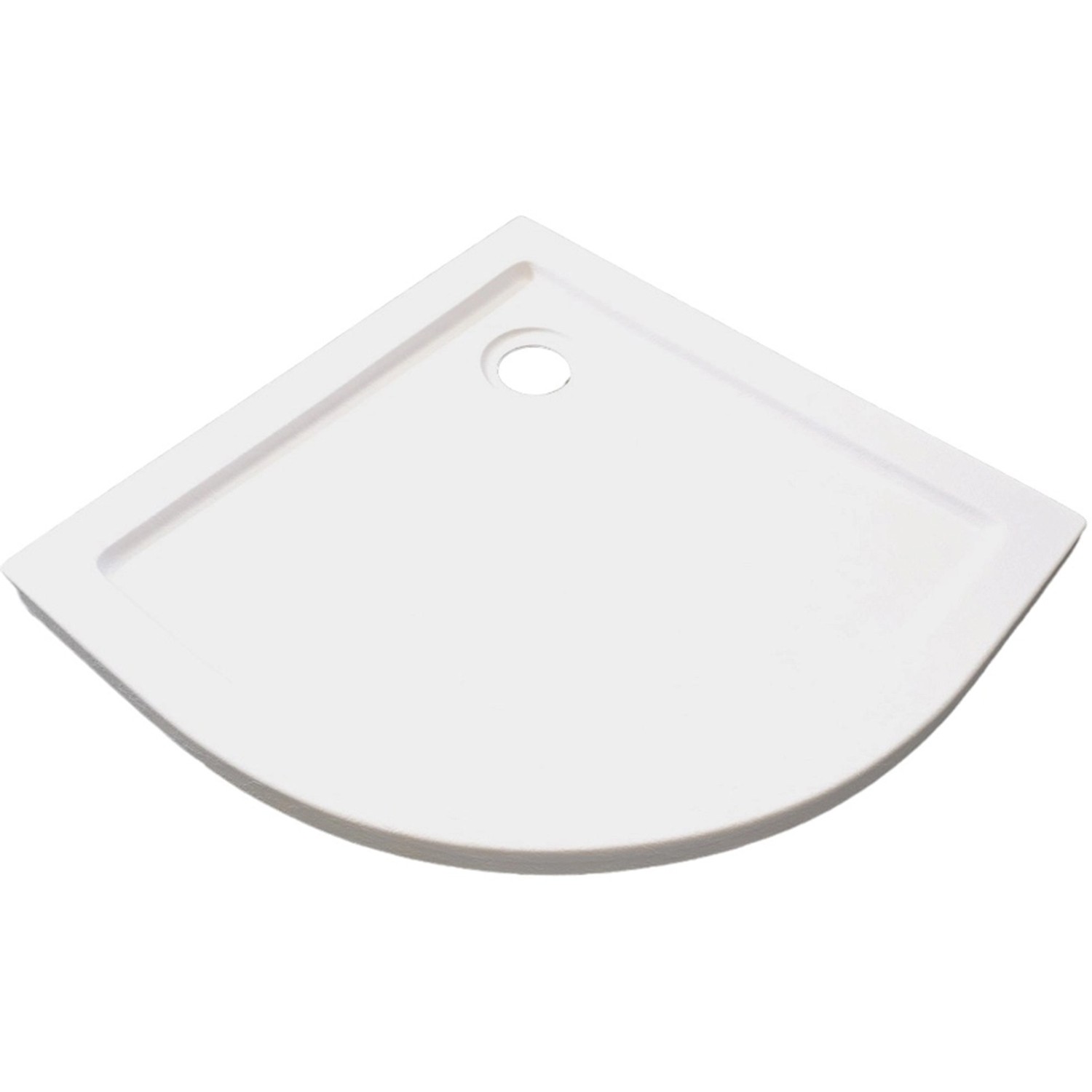 Sanotechnik Duschwanne Viertelkreis 90 cm x 90 cm Weiß günstig online kaufen