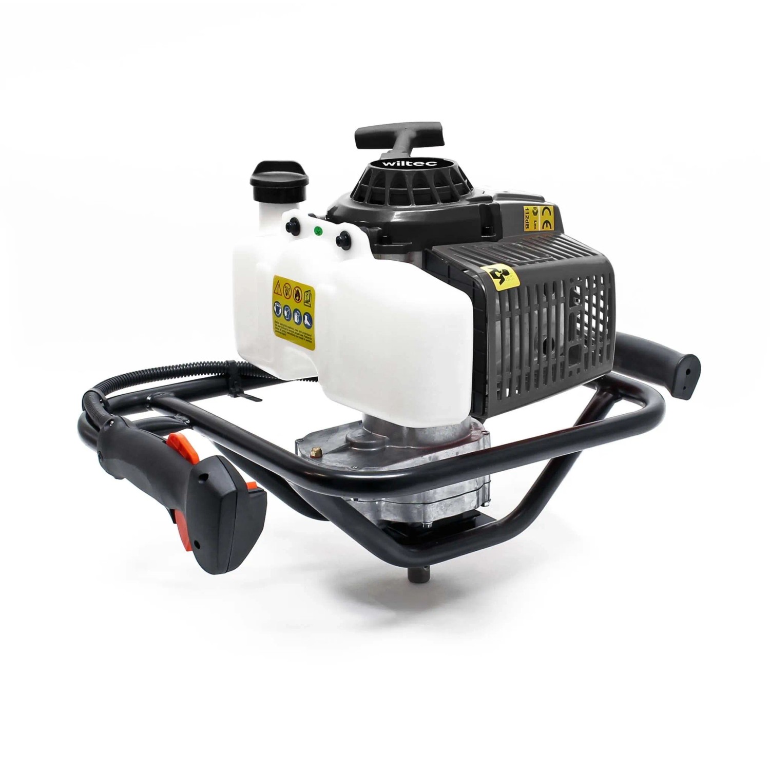 Wiltec Erdlochbohrer 22Kw 3Ps 63Ccm Benzin Erdbohrer Pfahlbohrer Brunnenbohrer