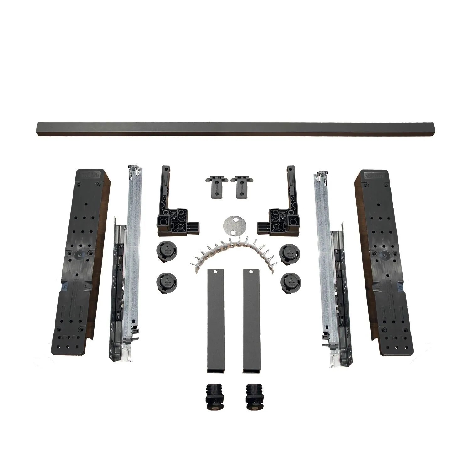 vasalat Set Sockelbeschlag Blum Space-Step mit Querprofil & Distanzleiste 410 mm