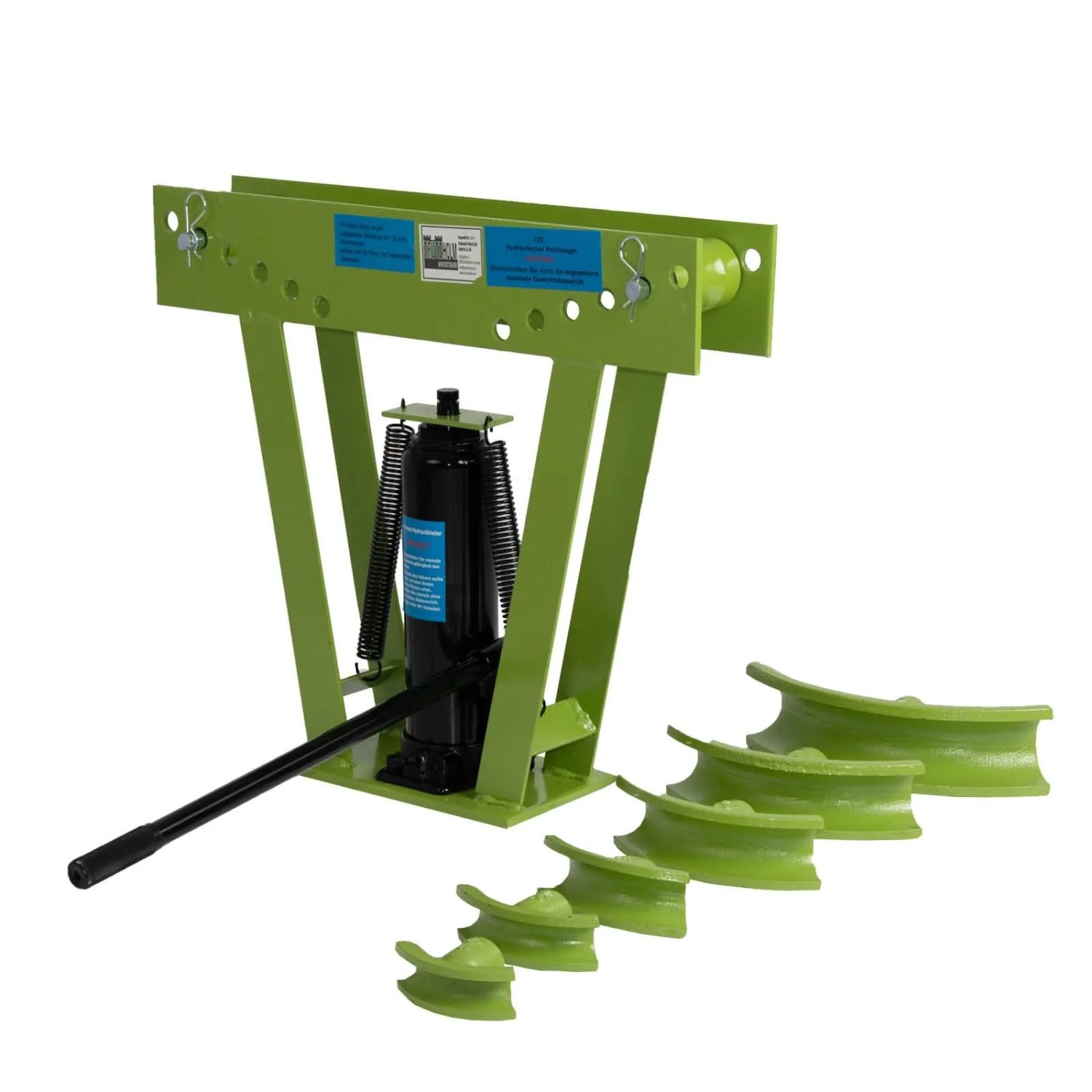 TRUTZHOLM Rohrbiegemaschine Hydraulisch 12t Presskraft 6 Matritzen 90 Grad Biegewinkel