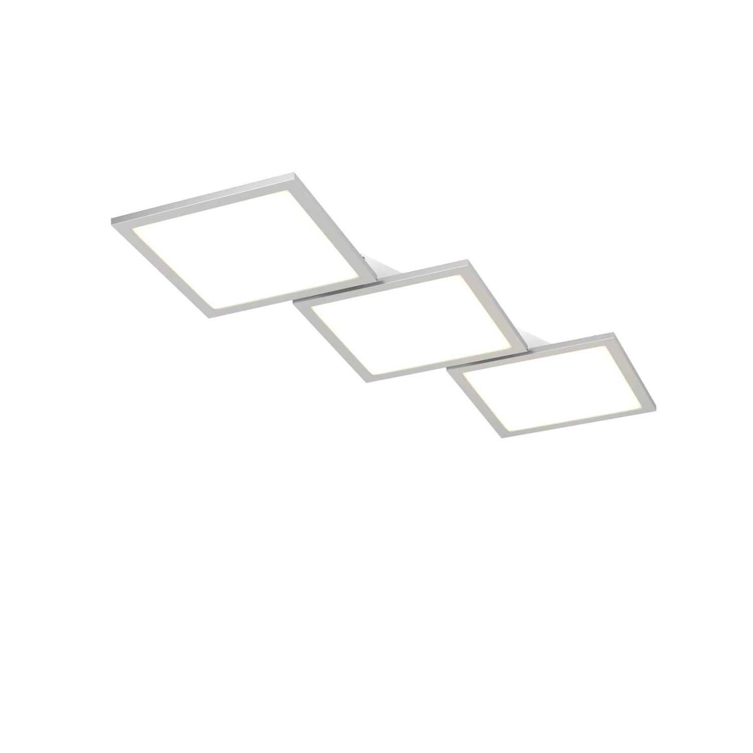Lucande LED Deckenleuchte Ilira 9956031 Dimmbar mit Leselampe Modern in Alu günstig online kaufen