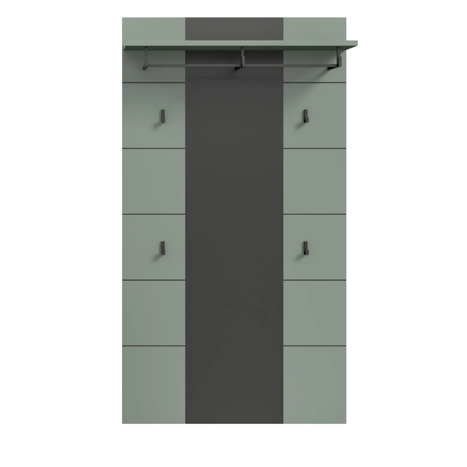 Inn.Furn Garderobenpaneel in Salbei und Grau 80 x 141 cm Cooper_9