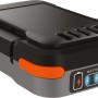 Black+Decker USB-Akku 12V, 1,5 Ah mit Ladeanzeige. Kompakter Akku für Akkugeräte und zum Laden von Smartphones.