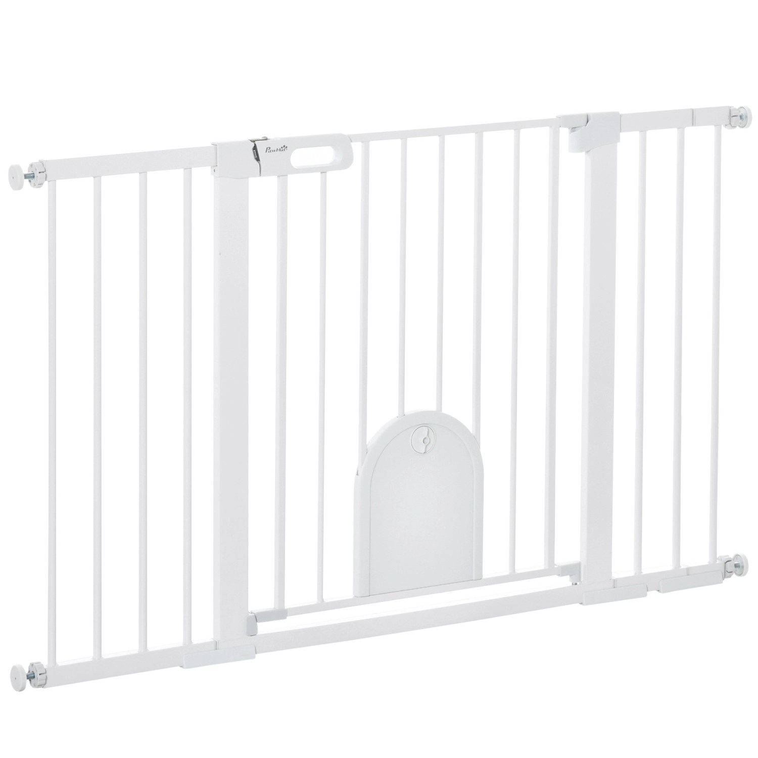 PawHut Türschutzgitter Klemmbefestigung 75-131 x 76 cm