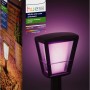 Philips Hue Econic LED Sockelleuchte, smarte Außenleuchte mit Farbwechsel, im Karton.