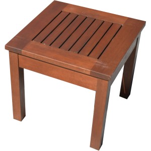 Rechteckiger, dunkelbrauner Gartentisch SONORA (40x40 cm) von Garden Pleasure.