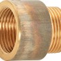 Hahnverlängerung aus Rotguss, 24,1 mm x 26,4 mm, 20 mm Verlängerung für Gewindefittings.