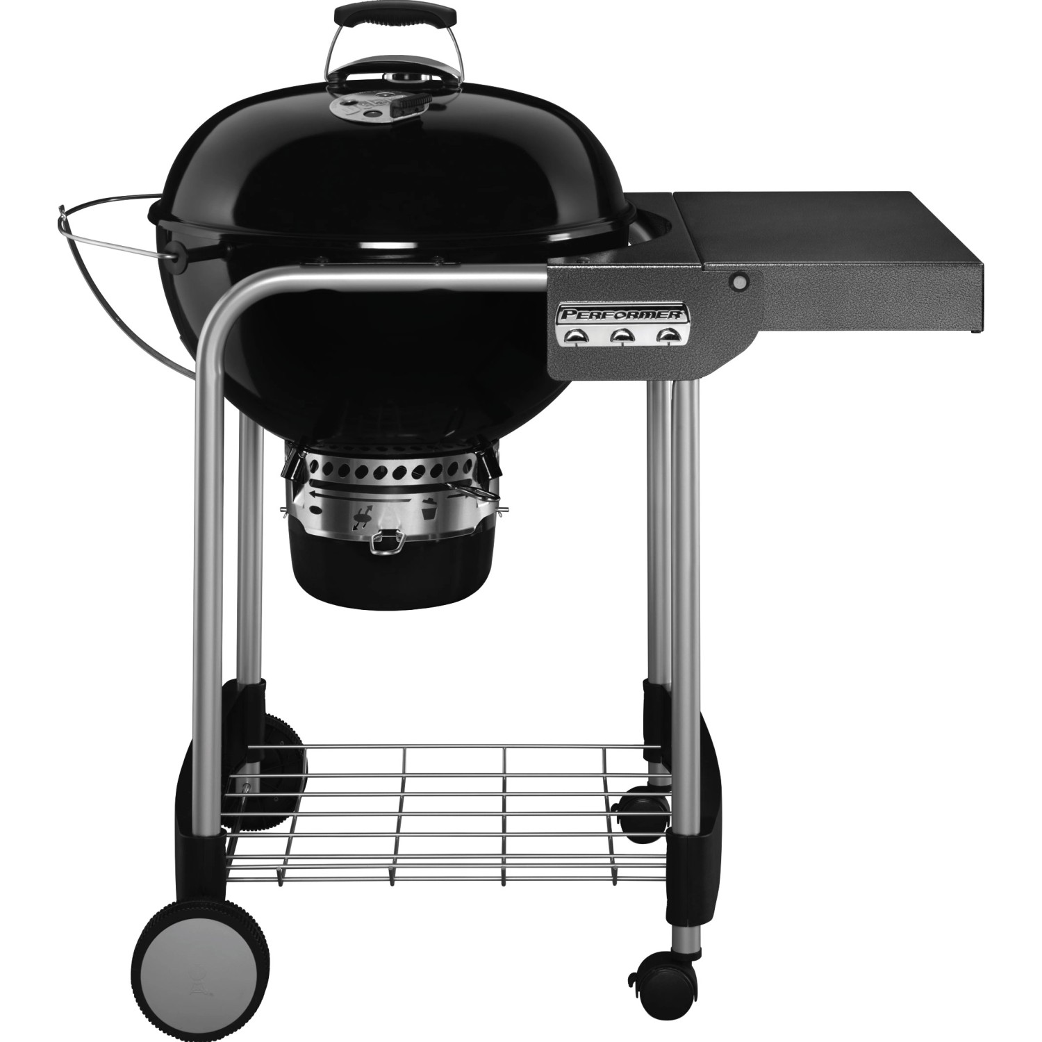 Weber Holzkohle Grillwagen Performer GBS Ø 57 cm mit extra Arbeitsfläche günstig online kaufen