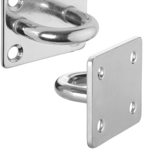 SOTECH Befestigungsöse Halte Öse 40 x 35 x 24 mm Aus Edelstahl V4A SS316 Salzwasserfest