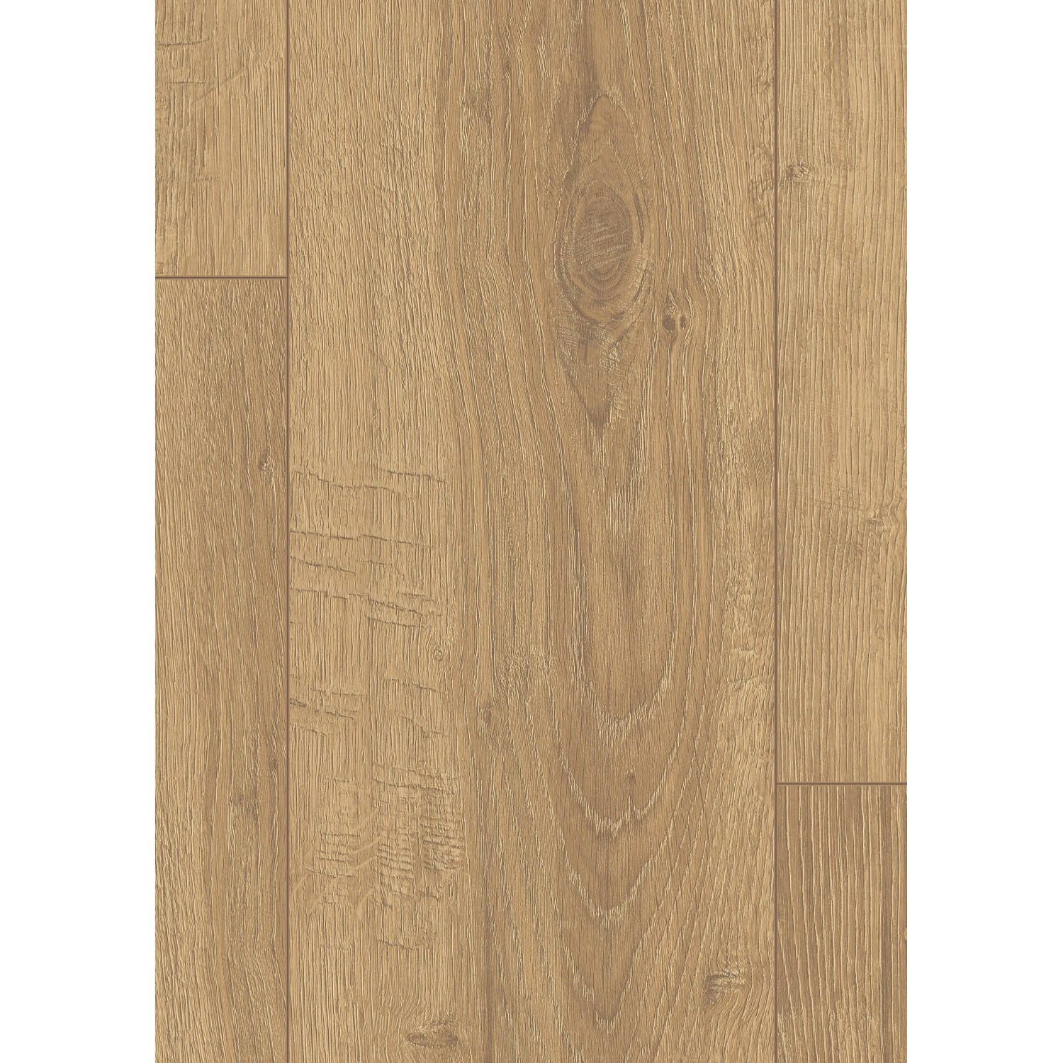 Egger Aqua-Laminat EL2014 NatureSense Sherman Eiche Honig, Detailansicht der Holzstruktur.