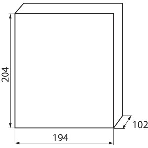 Kanlux Verteilerkasten Aufputz ABS KDB-S06T 6 Module
