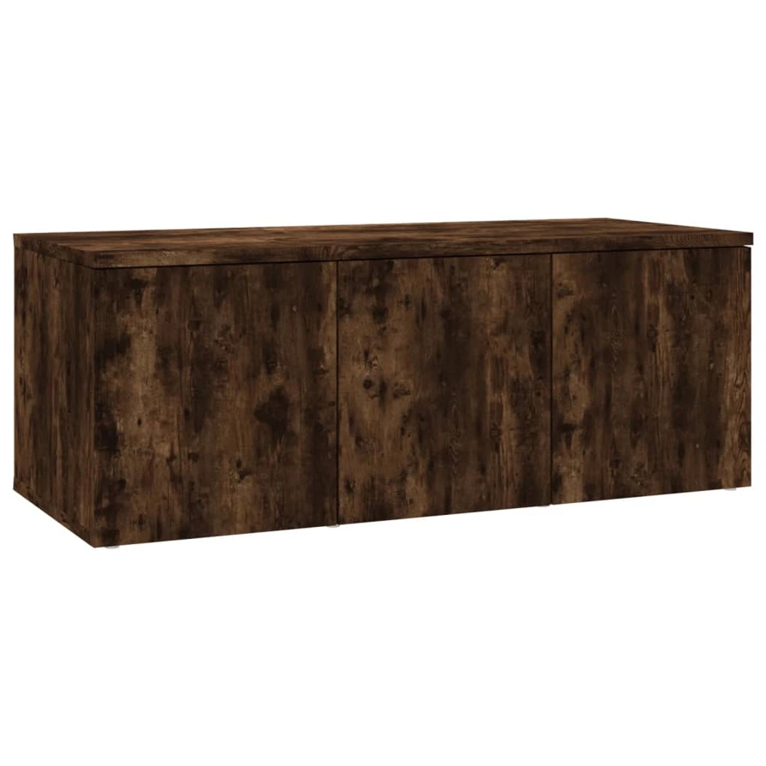 vidaXL TV-Schrank Räuchereiche 80x34x30 cm Holzwerkstoff 815498