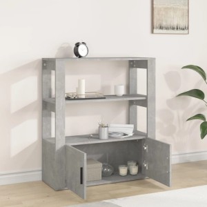 vidaXL Sideboard Betongrau 80x30x90 cm Holzwerkstoff 819464