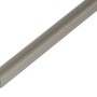 Silbernes U-Profil aus Aluminium, 15x22x1000 mm, ideal für Baukonstruktionen und Maschinen.