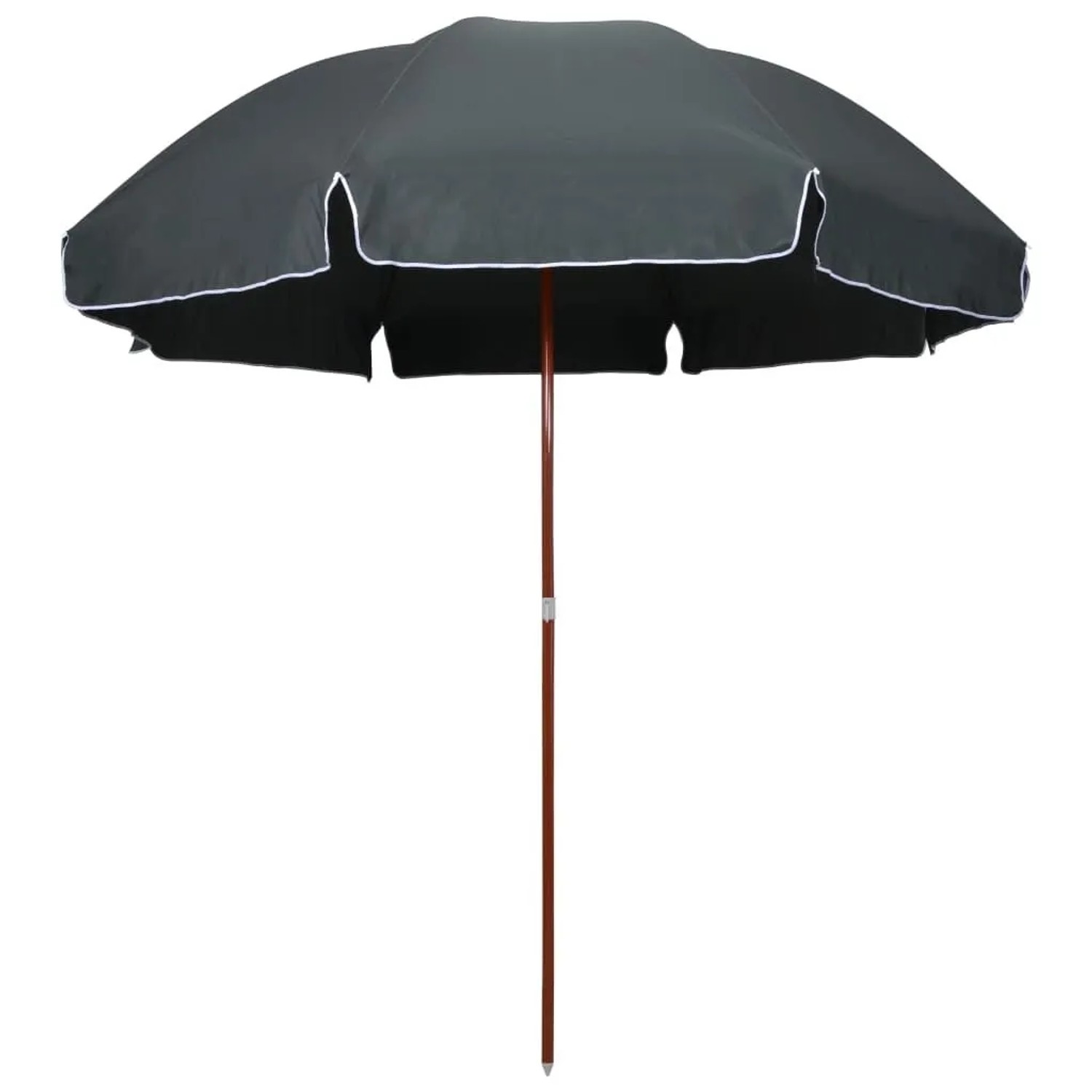 Furnicato Sonnenschirm Mit Stahl-mast 300 Cm Anthrazit