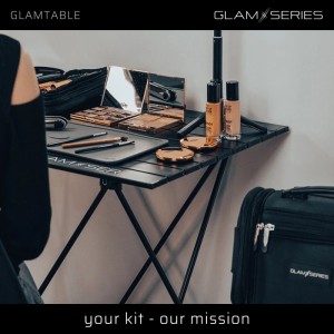 Glamseries Glamtable Schminktisch Klappbar Frisiertisch Bis 20Kg Make Up Tisch
