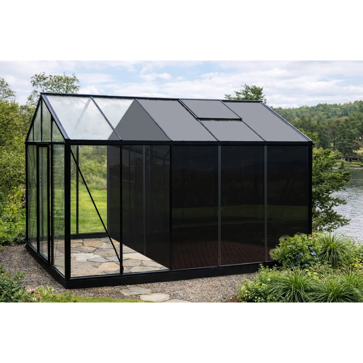 Bloomcabin Premium-Qualität Gewächshaus Klassik mit Grossem Integriertem Stauraum GHCLS4