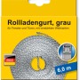 Schellenberg Rollladengurt Maxi, 23 mm breit, 6 m lang, grau.