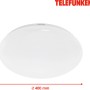 Weiße Telefunken LED-Deckenleuchte Apollon, Durchmesser 40 cm. Runde Deckenlampe für Innenräume.