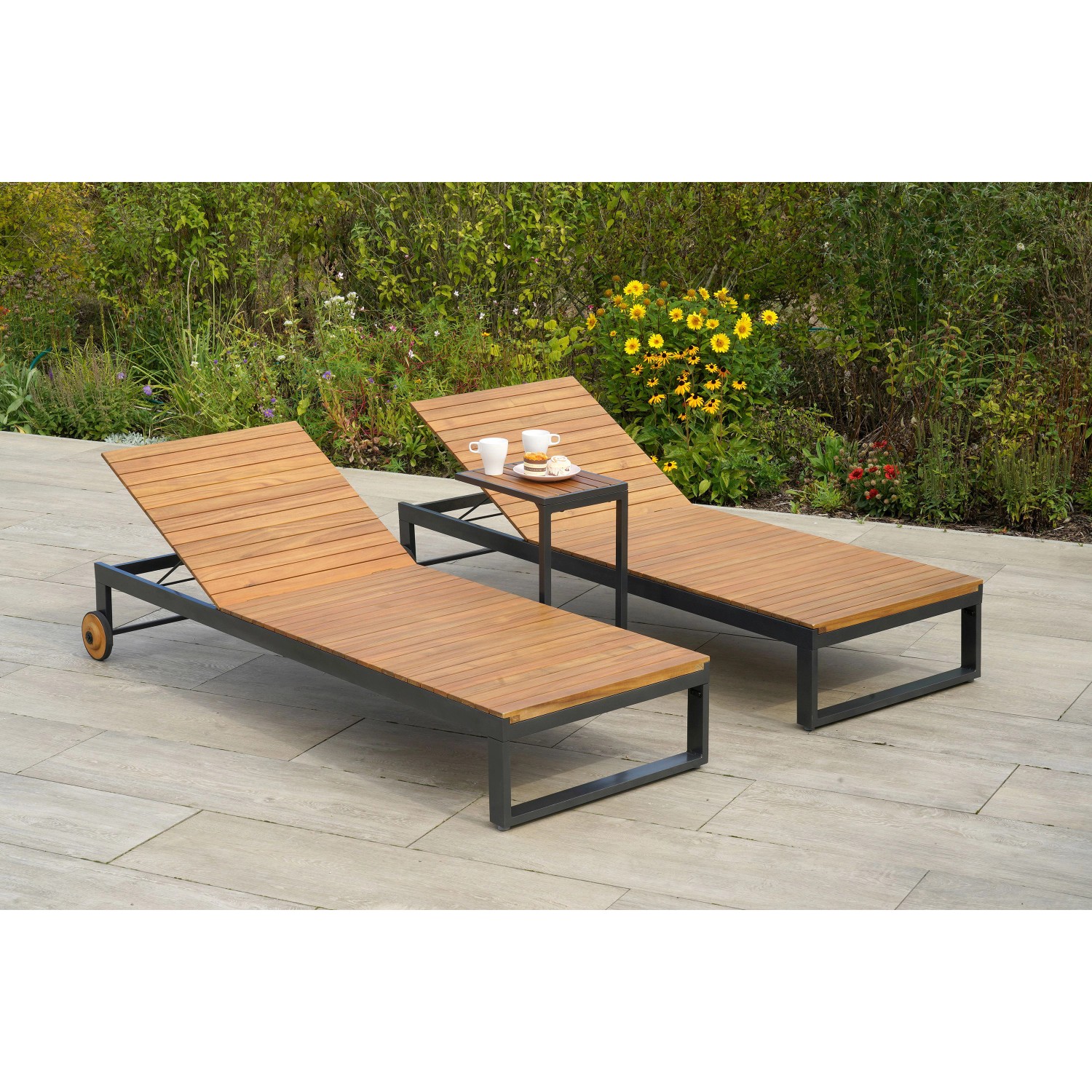 Merxx Santorin Set 3-tlg. Gartentisch 415 x 32 cm günstig online kaufen