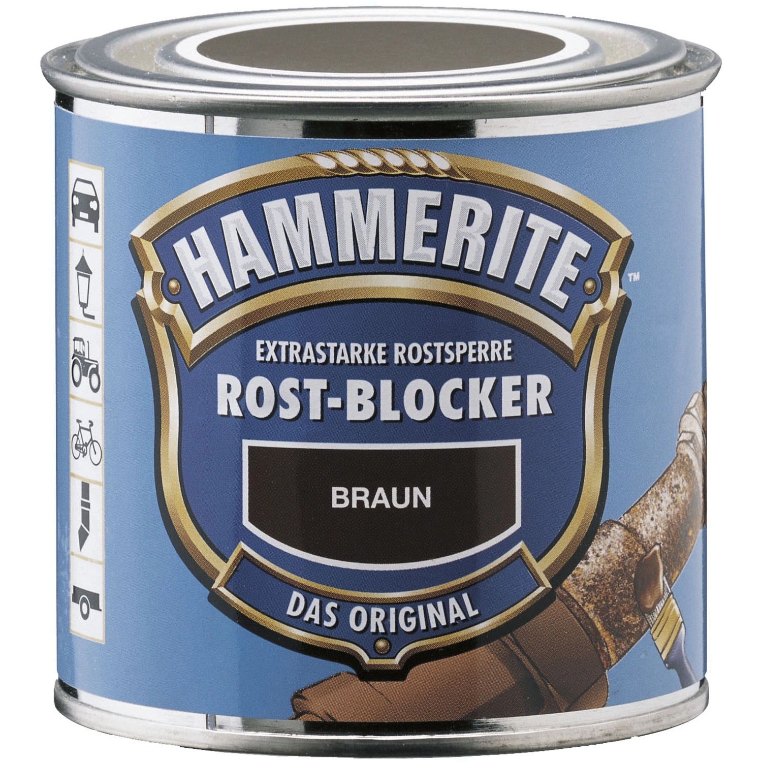 Hammerite Rost-Blocker Braun matt 250 ml