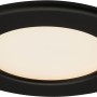 Matt-schwarze Brilo LED Einbauleuchte Thin (3er Set) für Deckenmontage.