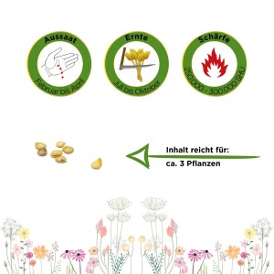 Deine Gartenwelt Chilli Habanero Mix Samen: Infos zu Aussaat, Ernte und Schärfe der Gemüsesamen.