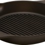 Petromax Grill-Feuerpfanne GP30H-T, Ø 30 cm, aus Gusseisen mit zwei Henkeln. Grillutensil für Feuer und Herd.