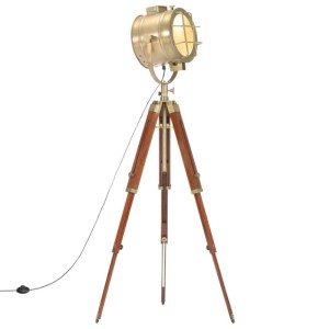 vidaXL Stehleuchte Dreibein Massivholz Mango 165 cm 286112