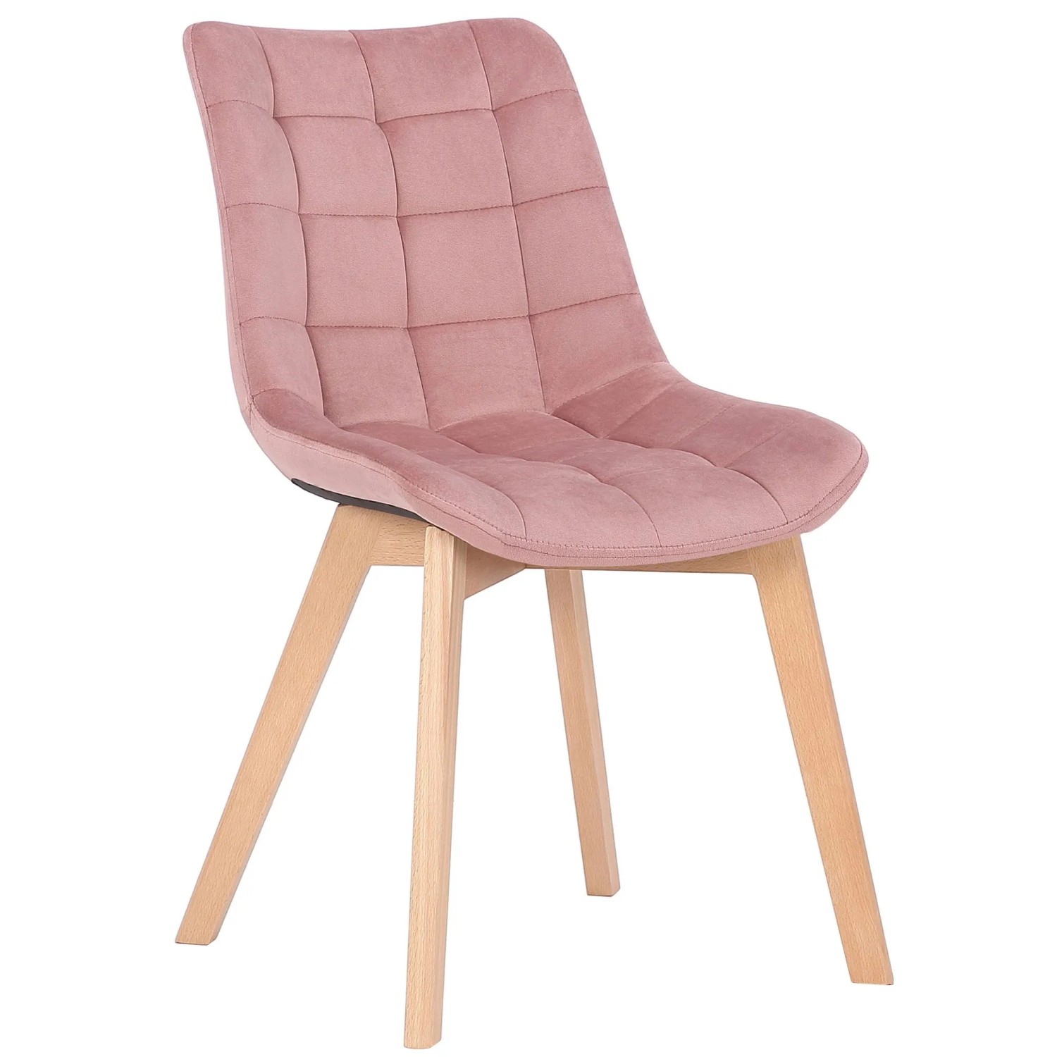 CLP Esszimmerstuhl Passaic Samt Pink