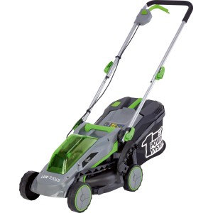 LUX-TOOLS 20 V Akku-Rasenmäher Set mit Akku und Ladegerät. Wendiger Rasenmäher für kleine Gärten.