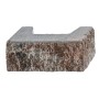 Kann Bruchsteinmauer Pfeilerelement Jura-Nuanciert 37,2 cm x 18,6 cm x 15 cm