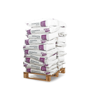 Palette Stroy Strohpellets, 20 Säcke à 15kg, staubfreie Kleintierstreu.