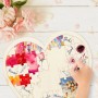 Relaxdays Herzpuzzle Holz Natur Beschriftbar 49 Teile 45 cm x 45 cm x 0,6 cm 390 g_2
