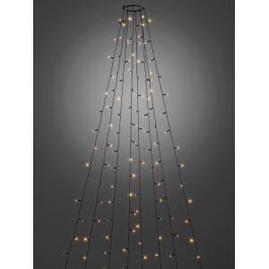 Konstsmide LED Baummantel mit 240 bernsteinfarbenen LEDs für innen & außen.