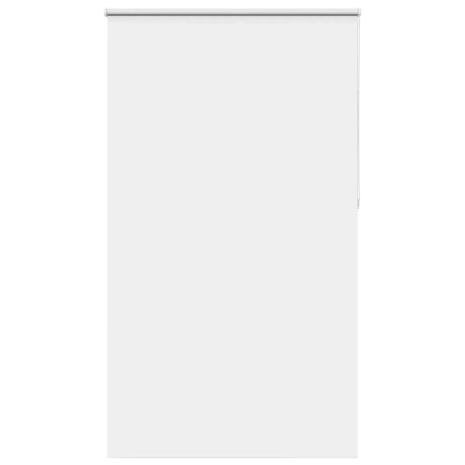 vidaXL Verdunkelungsrollo Weiß 125x230cm Stoffbreite 121,6cm Polyester 4011991