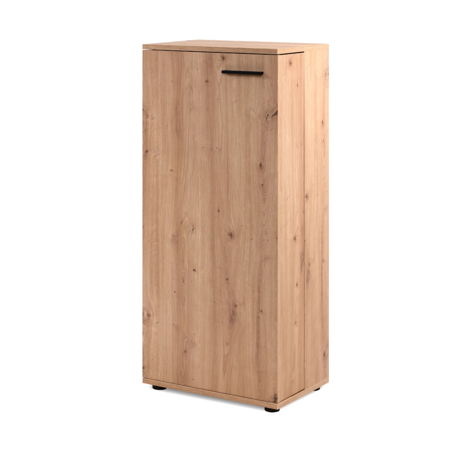Furn.Design Schuhschrank Eiche Artisan 50 x 110 cm 1-türig 6 Fächer Modern günstig online kaufen